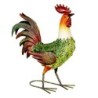 ORIGEN Home Decor Figura Gallo Animales | Figura de Gallina Verde - 38x19x51cm