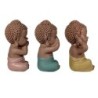 Signes Grimalt By Sigris - Figuras Decorativas | Budas Decorativos - Figuras de Budas, Pack de 3 - 10x5x5 cm