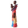 ORIGEN Home Decor Figura africana Africanas Y Elefantes | Figura de Africana Rojo - 26x10x7cm