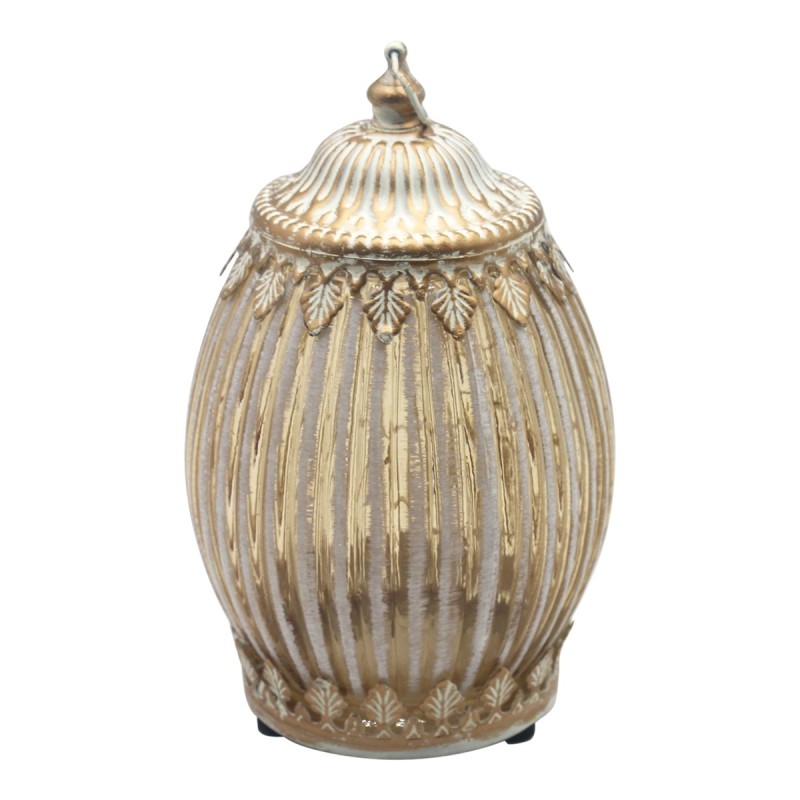 ORIGEN Home Decor Portavelas led Jarrones Y Portavelas | Portavelas Blanco - 18x12x12cm