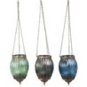 ORIGEN Home Decor Portavelas colgante 3 U Jarrones Y Portavelas | Portavelas Multicolor - 18x12x12cm