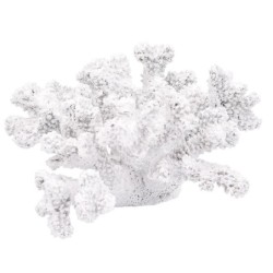 ORIGEN Home Decor Figura Coral Jarrones Y Portavelas | Figura Marinera Blanco - 12x21x19cm