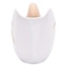 ORIGEN Home Decor Figura Concha decoracion Jarrones Y Portavelas | Figura Marinera Blanco - 16x23x12cm