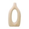 ORIGEN Home Decor Jarrón Jarrones Y Portavelas | Jarrón Beige - 35x18x6cm