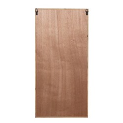 ORIGEN Home Decor Cuado Pared Placas De Madera | Placa de Madera Marrón - 70x34x3cm