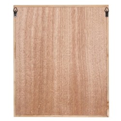 ORIGEN Home Decor Cuado Pared Placas De Madera | Placa de Madera Marrón - 48x40x3cm