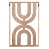 ORIGEN Home Decor Cuado Pared Placas De Madera | Placa de Madera Marrón - 60x40x3cm