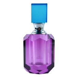 ORIGEN Home Decor Botella perfume Miniaturas | Botella Lila - 11x5x5cm