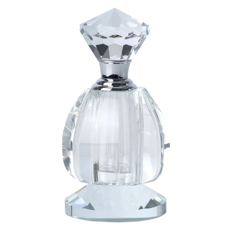 ORIGEN Home Decor Botella perfume Miniaturas | Botella Transparente - 12x7x7cm