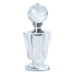 ORIGEN Home Decor Botella perfume Miniaturas | Botella Transparente - 13x6x6cm