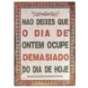 ORIGEN Home Decor Adornos pared portugues Placas Metal | Placa de Metal Marrón Rectangular - 33x24x1cm