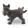 ORIGEN Home Decor Figura Perrro Animales | Figura de Perro Marrón - 15x17x9cm