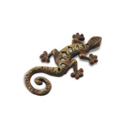 ORIGEN Home Decor Lagartos Animales | Figura de Lagarto Marrón - 2x16x9cm