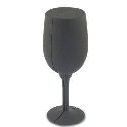 ORIGEN Home Decor Copas Vino Abrebotellas | Copa Negro - 23x9x9cm