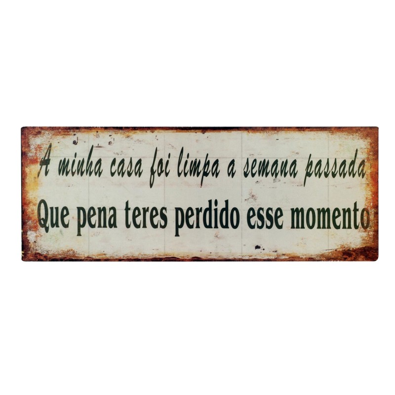 ORIGEN Home Decor Placa Pared Frases Placas Metal | Placa de Metal Beige Rectangular - 13x36x1cm