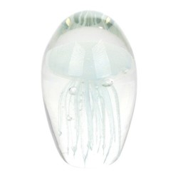 ORIGEN Home Decor - Pisapapel medusa  Regalo | Pisapapeles Transparente - 13x8x8 cm