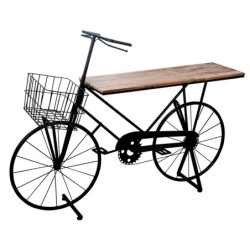 ORIGEN Home Decor Bicicleta estanteria Mueble Auxiliar | Estantería Verde - 147x35x102cm