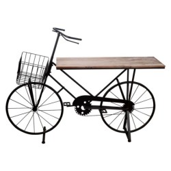 ORIGEN Home Decor Bicicleta estanteria Mueble Auxiliar | Estantería Verde - 147x35x102cm