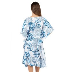 Kaftan de moda mujer, vestido largo elegante, ideal para fiestas y ocasiones especiales, estilo tunica blanca