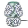 ORIGEN Home Decor Lampara Mosaico Sobremesa Lamparas | Verde - 18x14x14cm