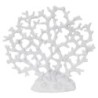 ORIGEN Home Decor Coral Marinero Figura Blanca 25x27x7cm - Decoración Interior y Exterior