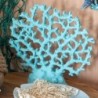 ORIGEN Home Decor Coral Marinero Figura Azul 25x27x7cm