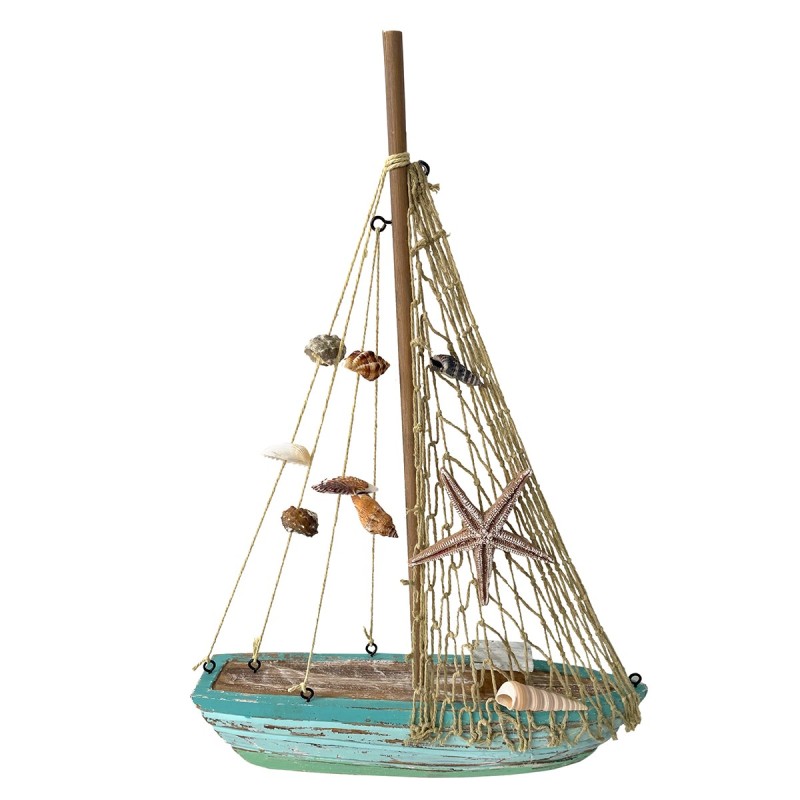 ORIGEN Home Decor Velero Vehiculos | Modelismo de Barcos Azul - 35x24x5cm