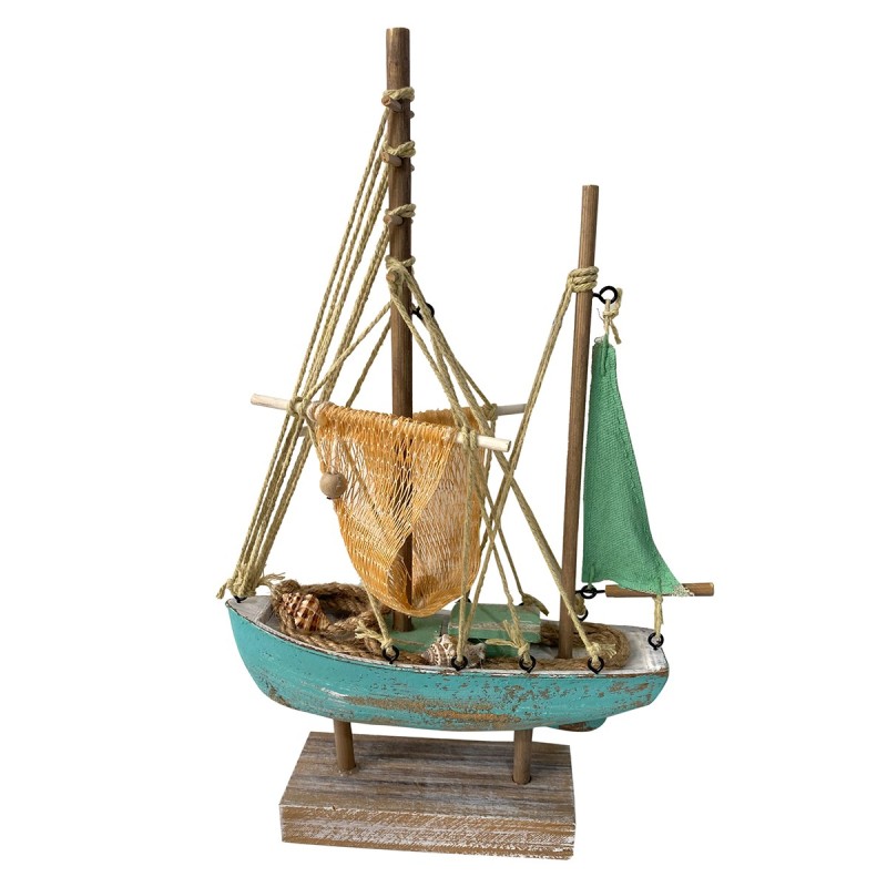 ORIGEN Home Decor Velero Vehiculos | Modelismo de Barcos Azul - 31x19x6cm