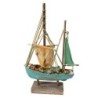 ORIGEN Home Decor Velero Vehiculos | Modelismo de Barcos Azul - 31x19x6cm