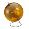 ORIGEN Home Decor Bola Globos Mundo Dorado Redondo 30x25x25cm