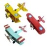 ORIGEN Home Decor Avion 3U Vehiculos | Modelismo de Aviación Rojo - 7x16x12cm