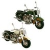 ORIGEN Home Decor Motocicleta 2U Vehiculos Vintage | Figura Decorativa Moto Italiana - 12x19x8cm