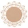 ORIGEN Home Decor Espejo Girasol Redondo Vintage | Blanco 90x90x2cm