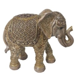 ORIGEN Home Decor Elefante Africanas Y Elefantes Figura de Elefante Gris 19x22x9cm