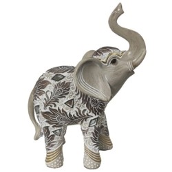 ORIGEN Home Decor Elefante Africanas Y Elefantes Figura de Elefante Gris - 18x13x7cm