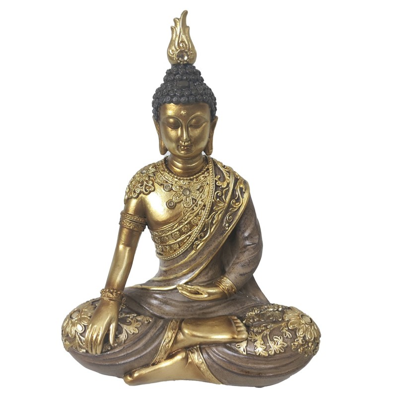 ORIGEN Home Decor Buda Budas Figura de Buda Dorado 22x17x8cm Resina Alta Calidad