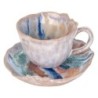 ORIGEN Home Decor Plato Con Taza Jarrones Y Portavelas Plateado - 6x11x11cm