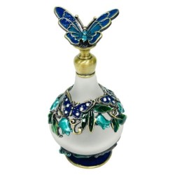 ORIGEN Home Decor Botella De Perfume Miniaturas Plateado - 9x5x5cm