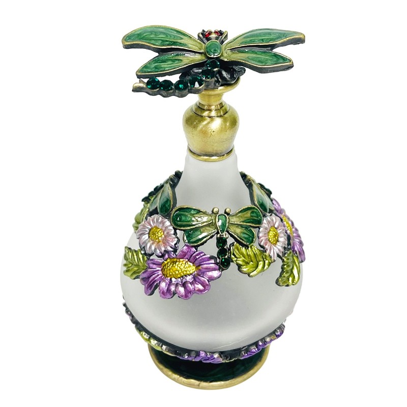 ORIGEN Home Decor Botella De Perfume Miniaturas Plateado - 9x5x5cm