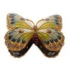 ORIGEN Home Decor Joyero Mariposa Miniaturas | Joyero Marrón - 3x8x6cm