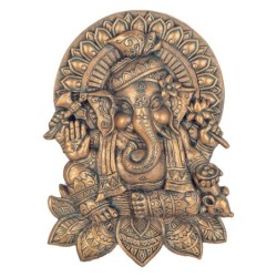 ORIGEN Home Decor Ganesha Budas Figura Diosa Gris - 18x13x3cm