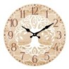 ORIGEN Home Decor Reloj Relojes Marrón Redondo 60x60x4cm