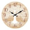 ORIGEN Home Decor Reloj Relojes Beige Redondo 34x34x4cm - Decoración Hogar Vintage