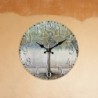 ORIGEN Home Decor Reloj Arbol Relojes Gris Redondo 34x34x4cm