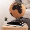 ORIGEN Home Decor Globo Globos Mundo Negro Redondo - 25x18x18cm