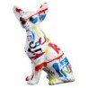 ORIGEN Home Decor Perro Chihuahua Blanco - Figura de Perro Resina 25x19x12cm