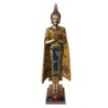 ORIGEN Home Decor Buddha Budas Figura de Buda Gris 59x17x13cm Resina Alta Calidad