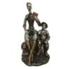 ORIGEN Home Decor Don Quijote Y Sancho Panza Figura de Bronce - 31x18x17cm