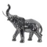 ORIGEN Home Decor Elefante Africanas Y Elefantes Figura de Elefante Gris - 36x38x14cm