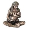 ORIGEN Home Decor Gaia Madre Tierra Con Bebe Bronce Figura Diosa Gris 11x10x6cm